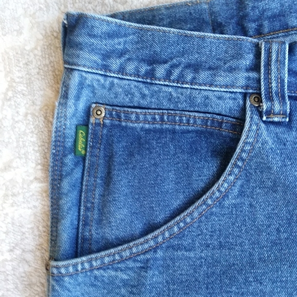 Cabela's Carpenter Cotton Jean Shorts 50 Blue - Picture 8 of 15